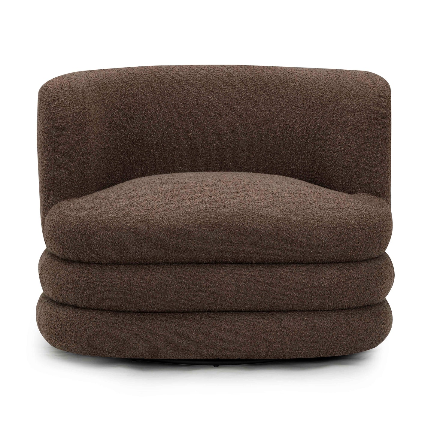 Astor Swivel Hotel Lounge Chair - Brown - Image 3