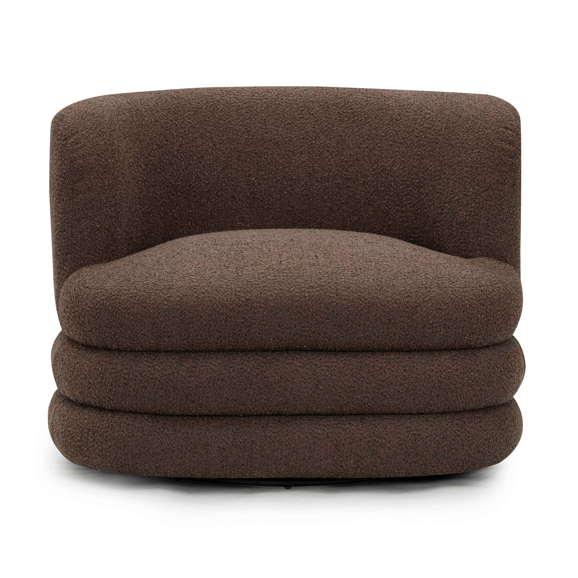 Astor Swivel Hotel Lounge Chair - Brown - Image 3