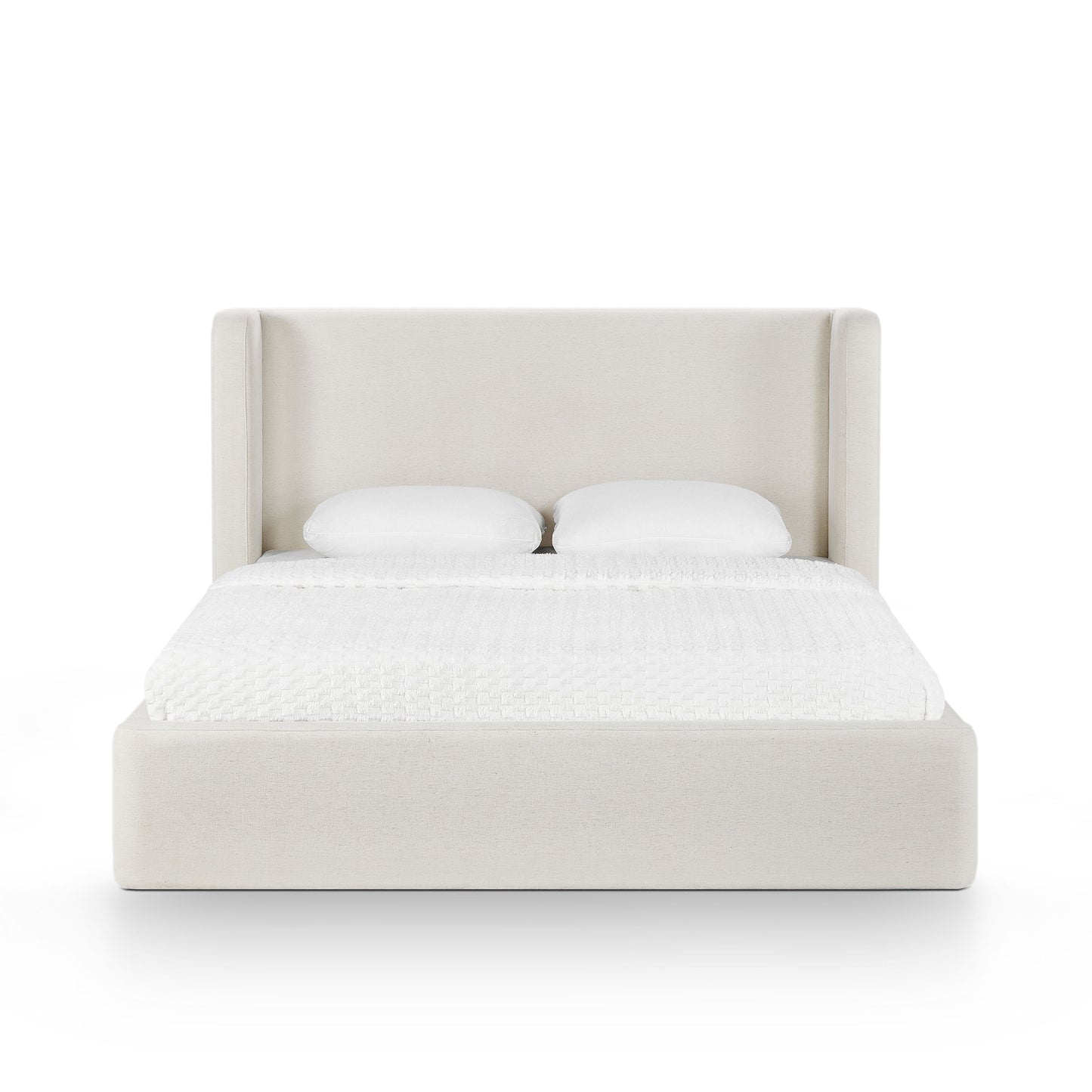 Harmony Performance Chenille Bed - Cream / Queen - Image 1