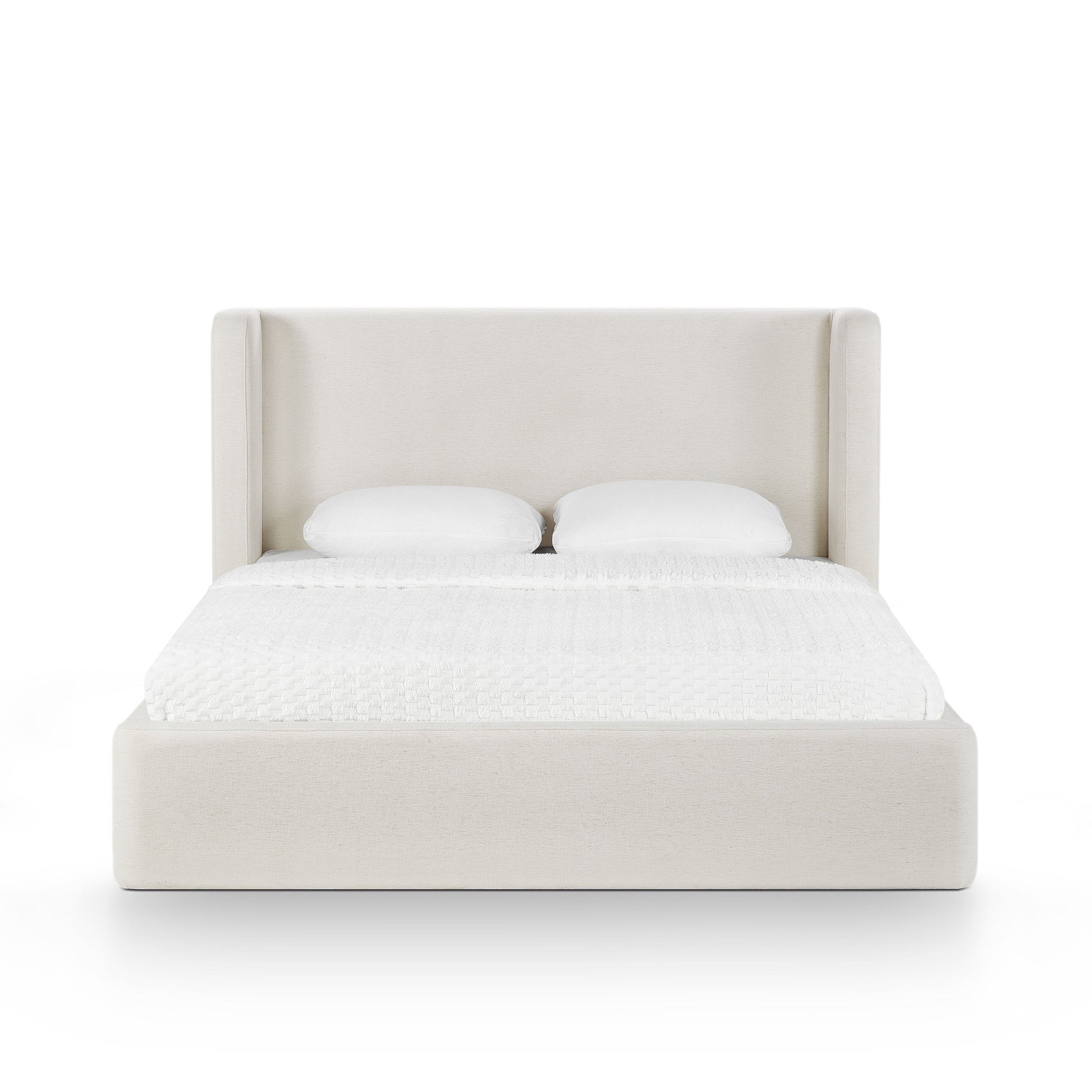 Harmony Performance Chenille Bed - Cream / Queen - Image 1