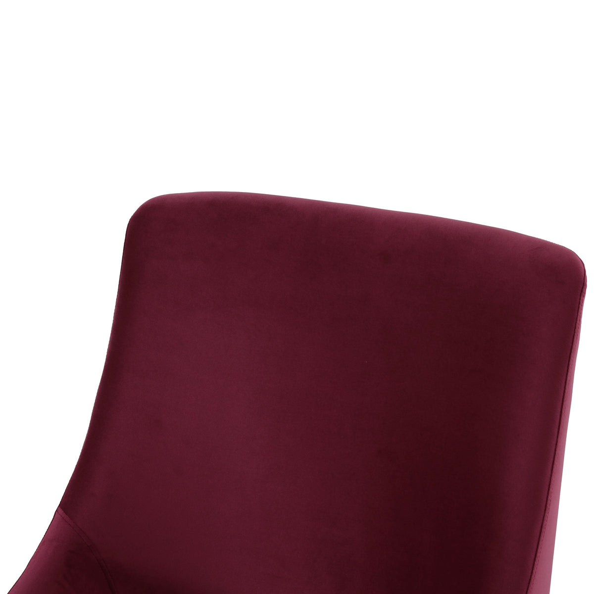 Beatrix Performance Velvet Dining Chair - Burgundy - Image 6