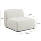 Travie Modular Armless Chair - Sand - Image 5