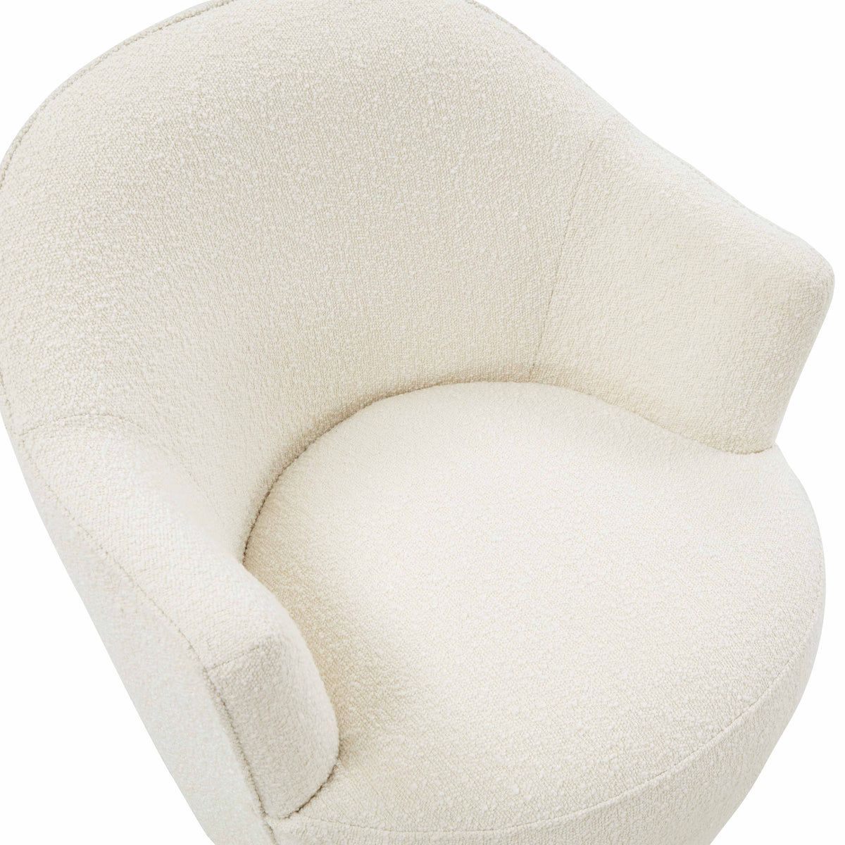 Skyla Swivel Accent Chair - Cream - Image 5