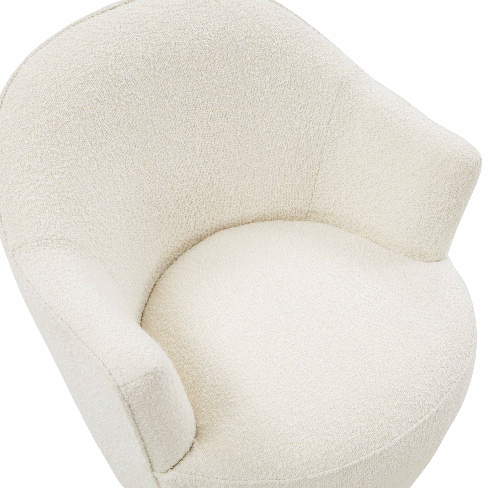 Skyla Swivel Accent Chair - Cream - Image 5