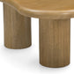 Gotham 48" Wood Coffee Table - Cognac - Image 8