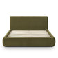 Isla Upholstered Bed - Green / Queen - Image 4