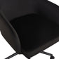 Sydney Performance Velvet Office Desk Chair - Black - Image 5