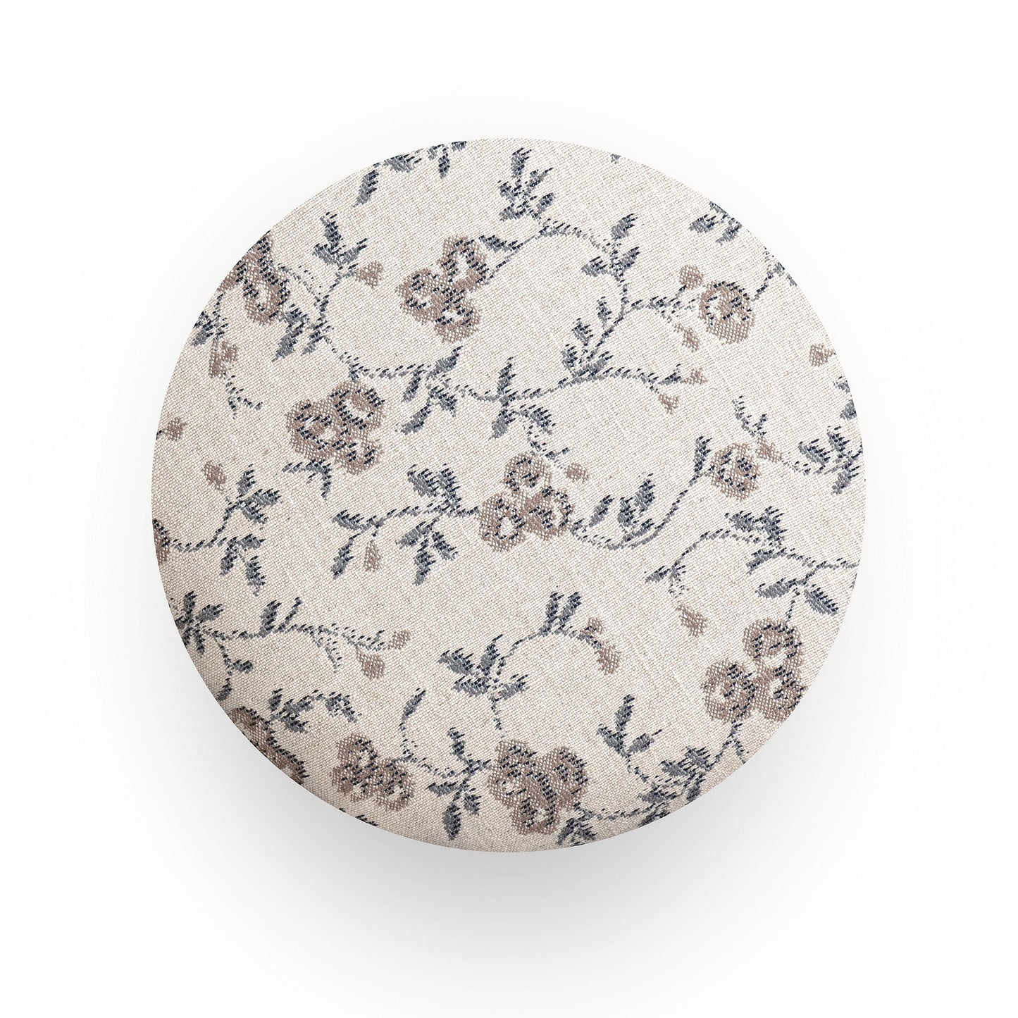 Jaine Ottoman - Beige Floral - Image 5