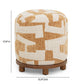 Bisou Performance Jacquard Ottoman - Curry - Image 4