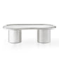 Sorya 51" Chrome Coffee Table - Image 1