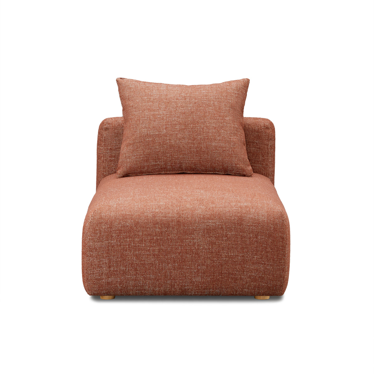 Hangover Modular Armless Chair - Red - Image 3