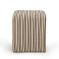 Byron Square Cotton Jute Ottoman - Brown - Image 5