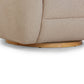 Judy Swivel Accent Chair - Taupe - Image 6