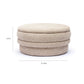 Brooklyn 37" Tan Basketweave Large Storage Ottoman - Image 7