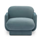 Azalea Performance Velvet Accent Chair - Powder Blue - Image 2