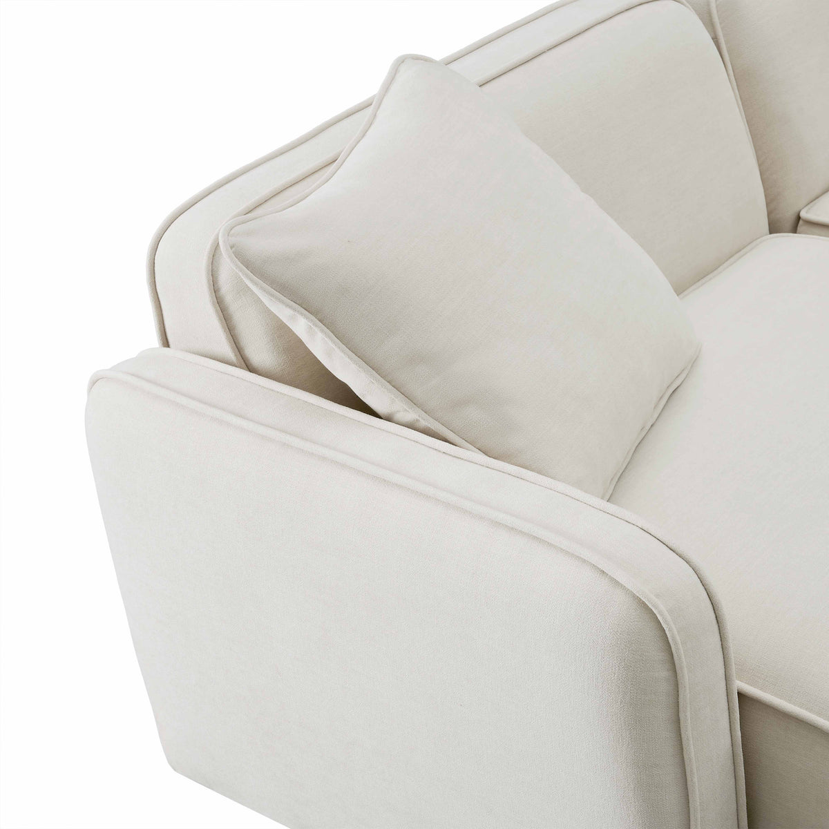 Travie 6-Piece Modular U-Sectional - Sand - Image 6