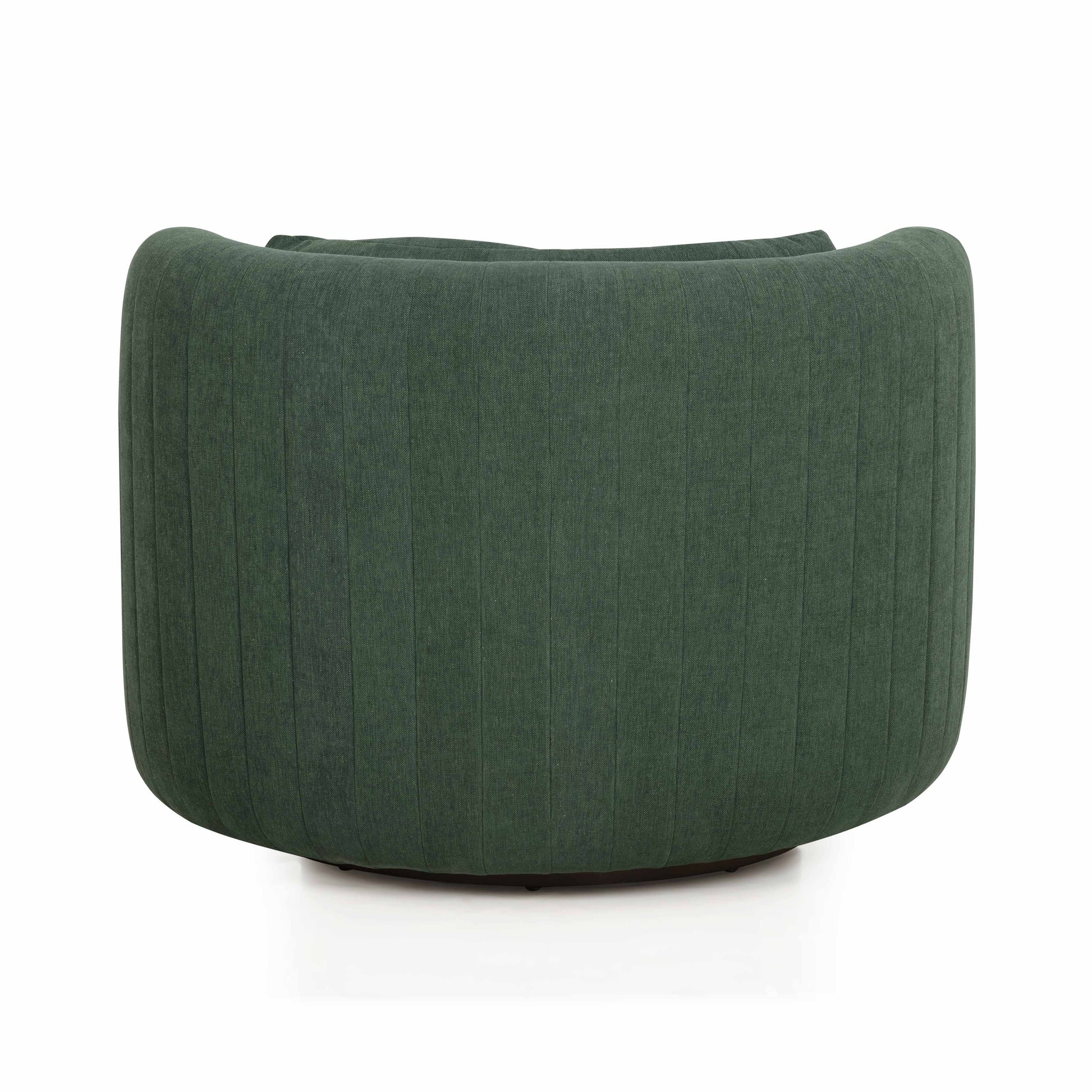 Nura Swivel Accent Chair - Forest Green - Image 6