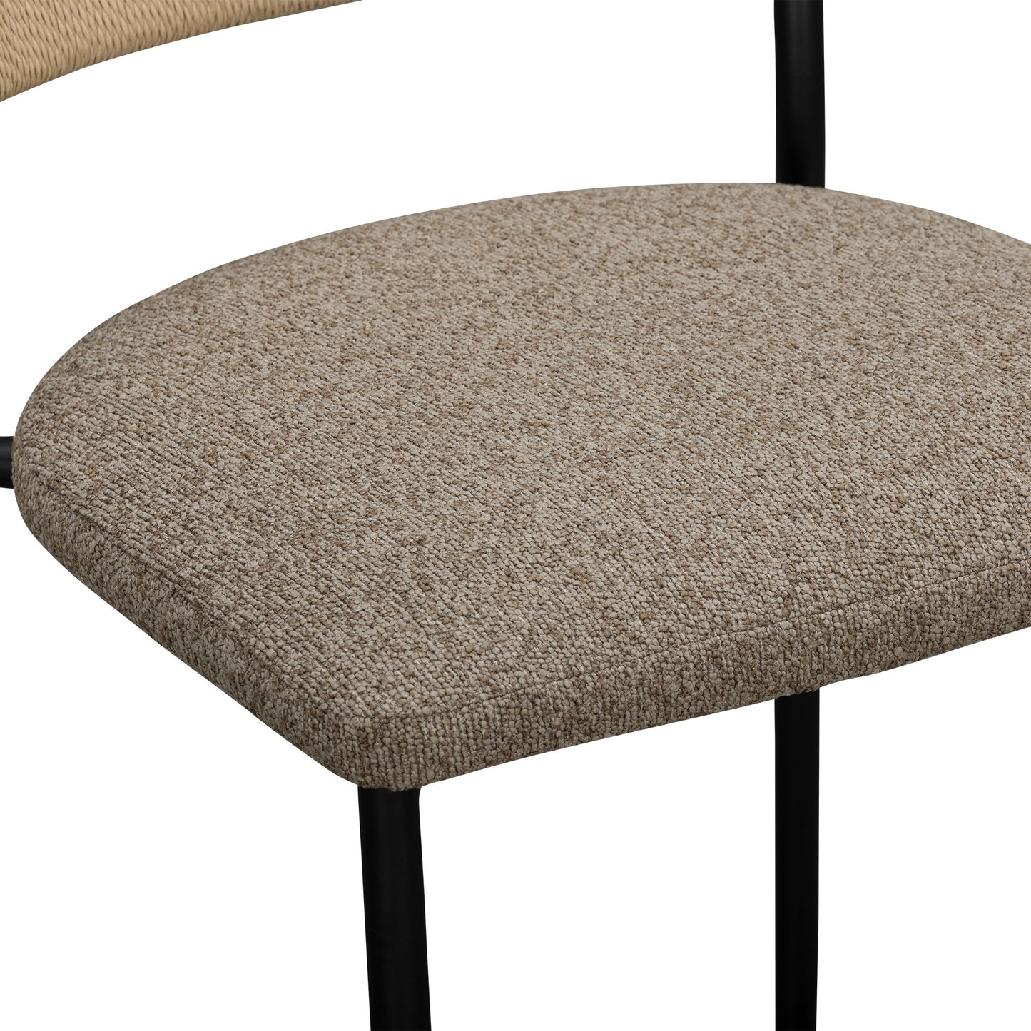 Celine Boucle Bar And Counter Stool - Brown / Bar Height - Image 5