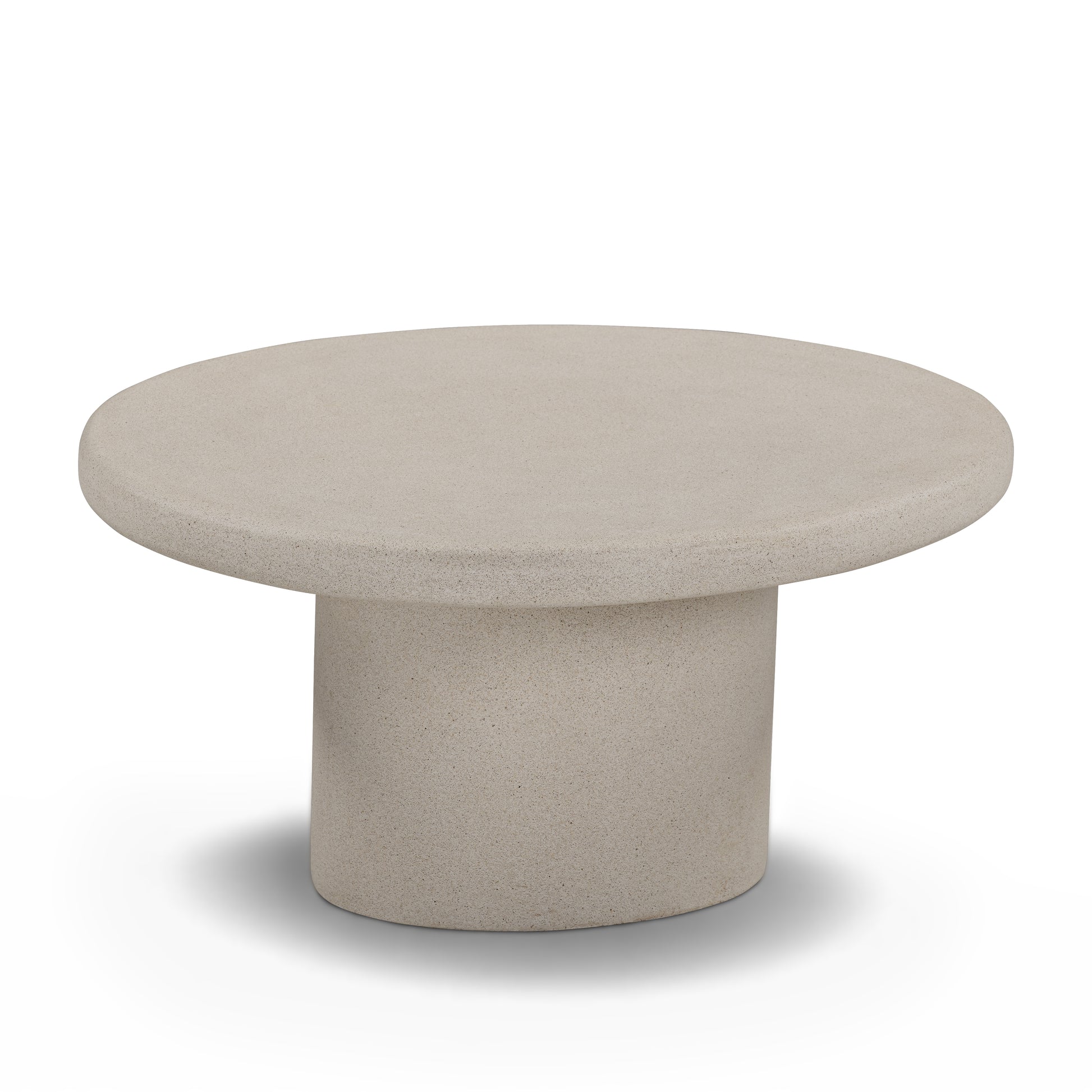 Jade Concrete Indoor/Outdoor Nesting Coffee Table Set - Cream - Image 11