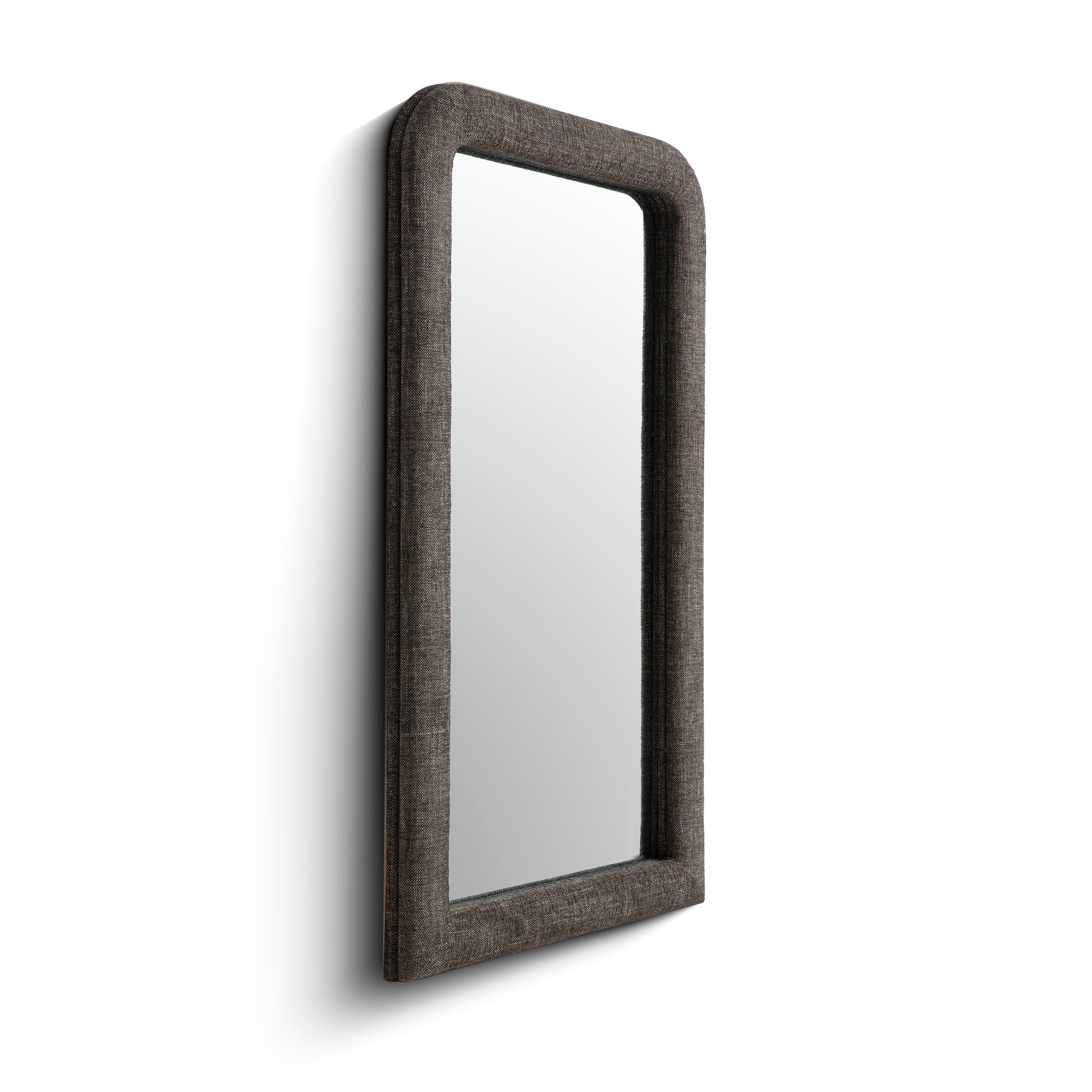 Heidi 43"X78" Upholstered Oversized Floor Mirror - Espresso - Image 3