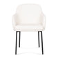 Sydney Performance Vegan Leather Armchair - Set of 2 - Cream - Image 2