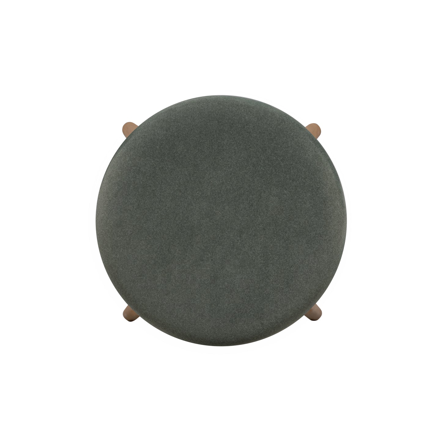 Oodle Green Performance Vegan Mohair Light Walnut Bar Stool - Image 5