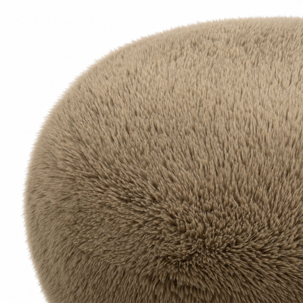 Pucker Ottoman - Taupe - Image 3