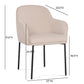 Sydney Performance Velvet Armchair - Set of 2 - Taupe - Image 8