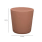 Margot Indoor/Outdoor Concrete Stool - Terracotta - Image 5