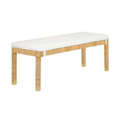 Amara 50" Rattan Bench - Image 1