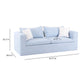 Salty 85" Indoor/Outdoor Sofa - Light Blue - Image 6