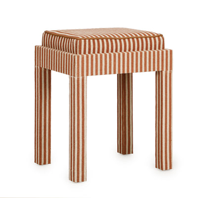Kora Cotton Jute Contract-Grade Accent Stool - Image 1