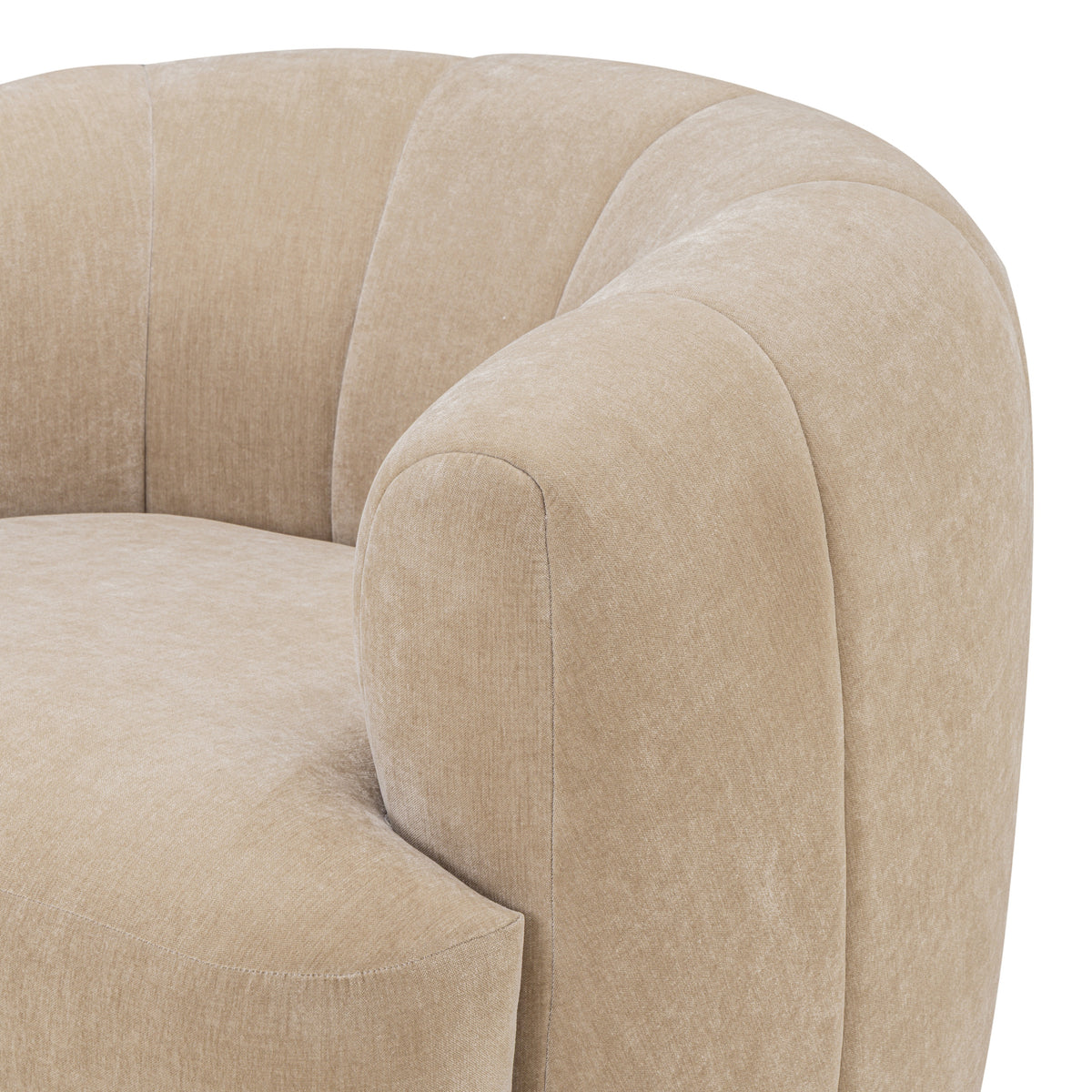 Jasmine Swivel Accent Chair - Oat - Image 5