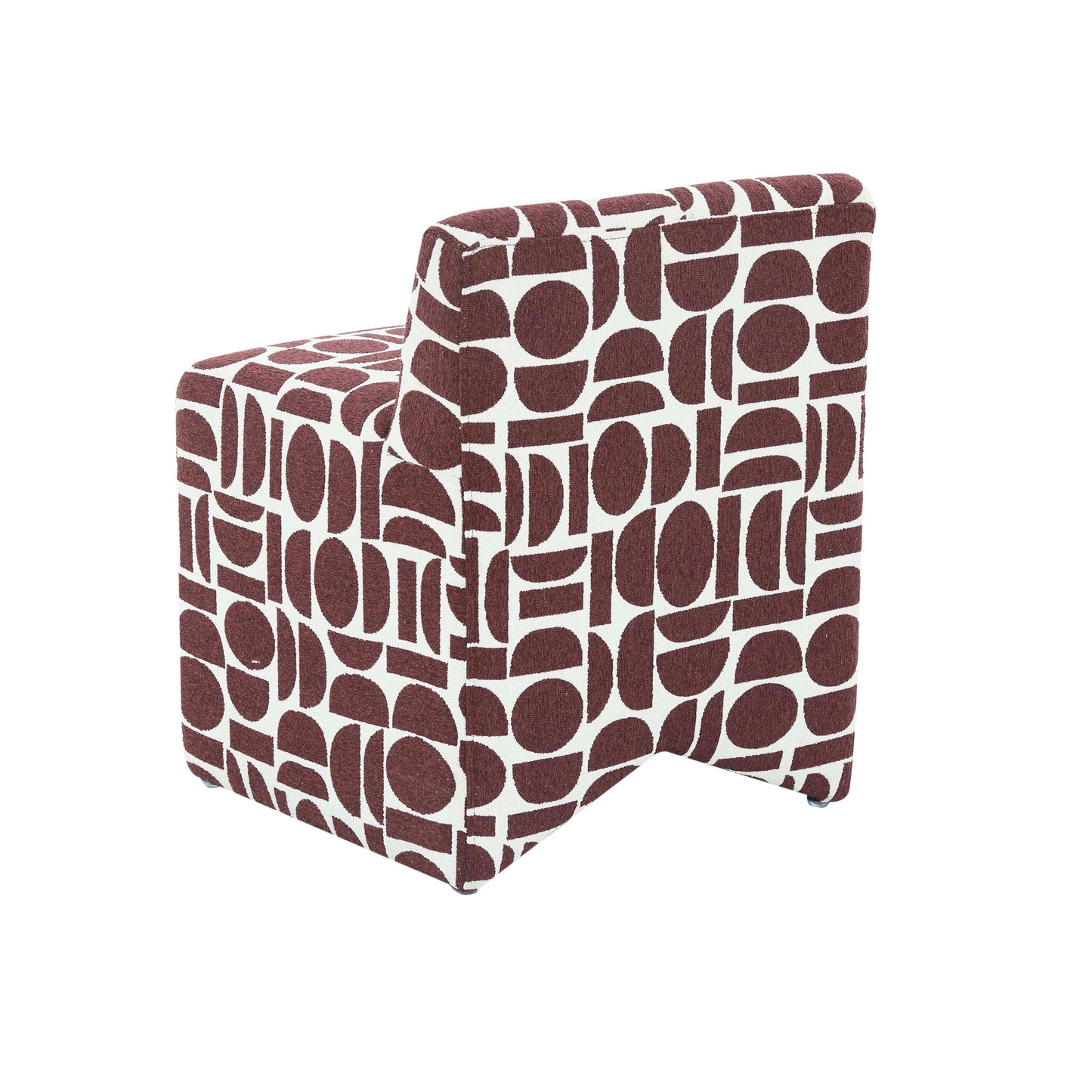 Pippa Accent Stool - Merlot - Image 4
