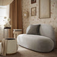 Carraway 59" Loveseat - Light Grey - Image 2