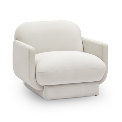 Azalea Performance Velvet Accent Chair - Image 1