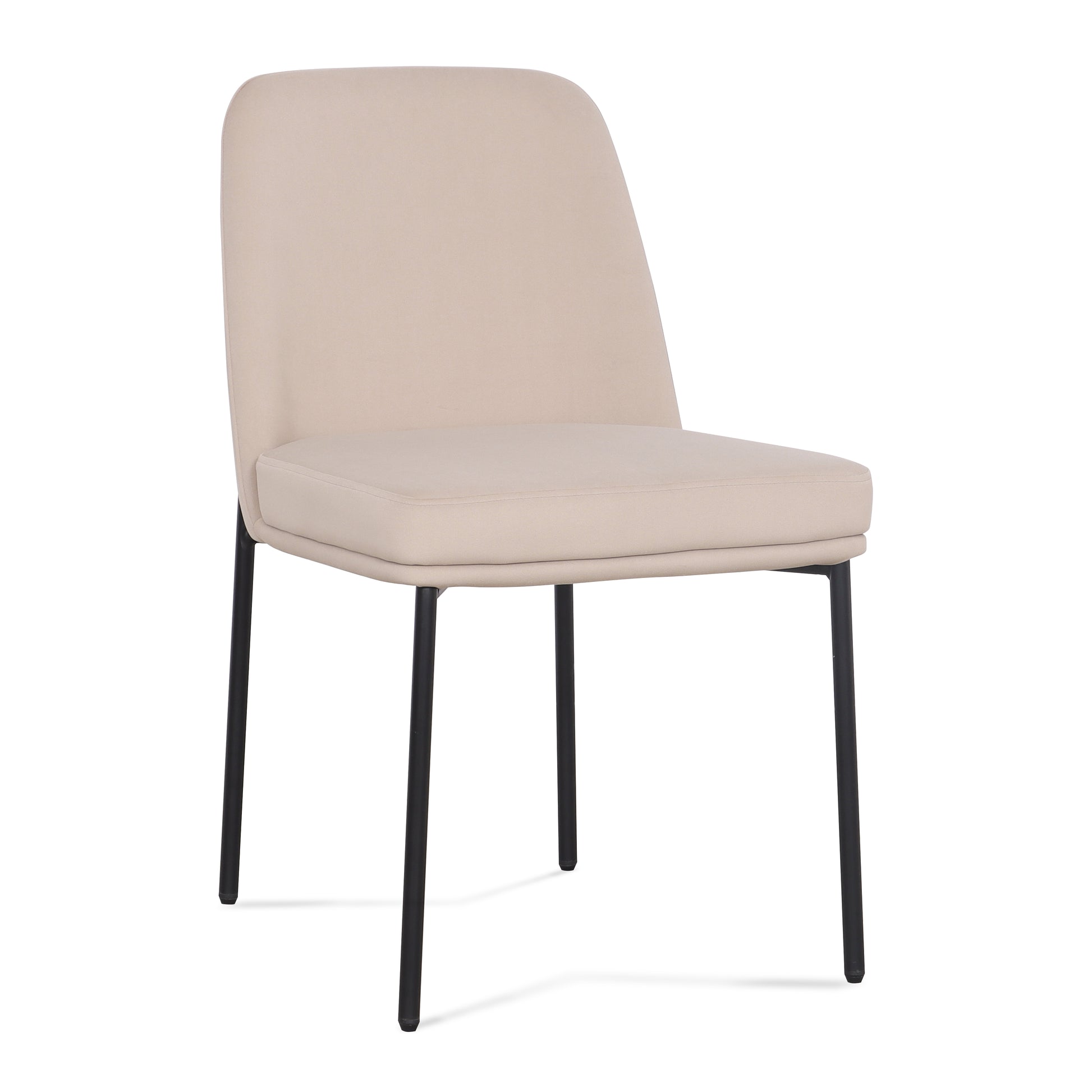 Sydney Performance Velvet Dining Chair - Set of 2 - Taupe - Image 4
