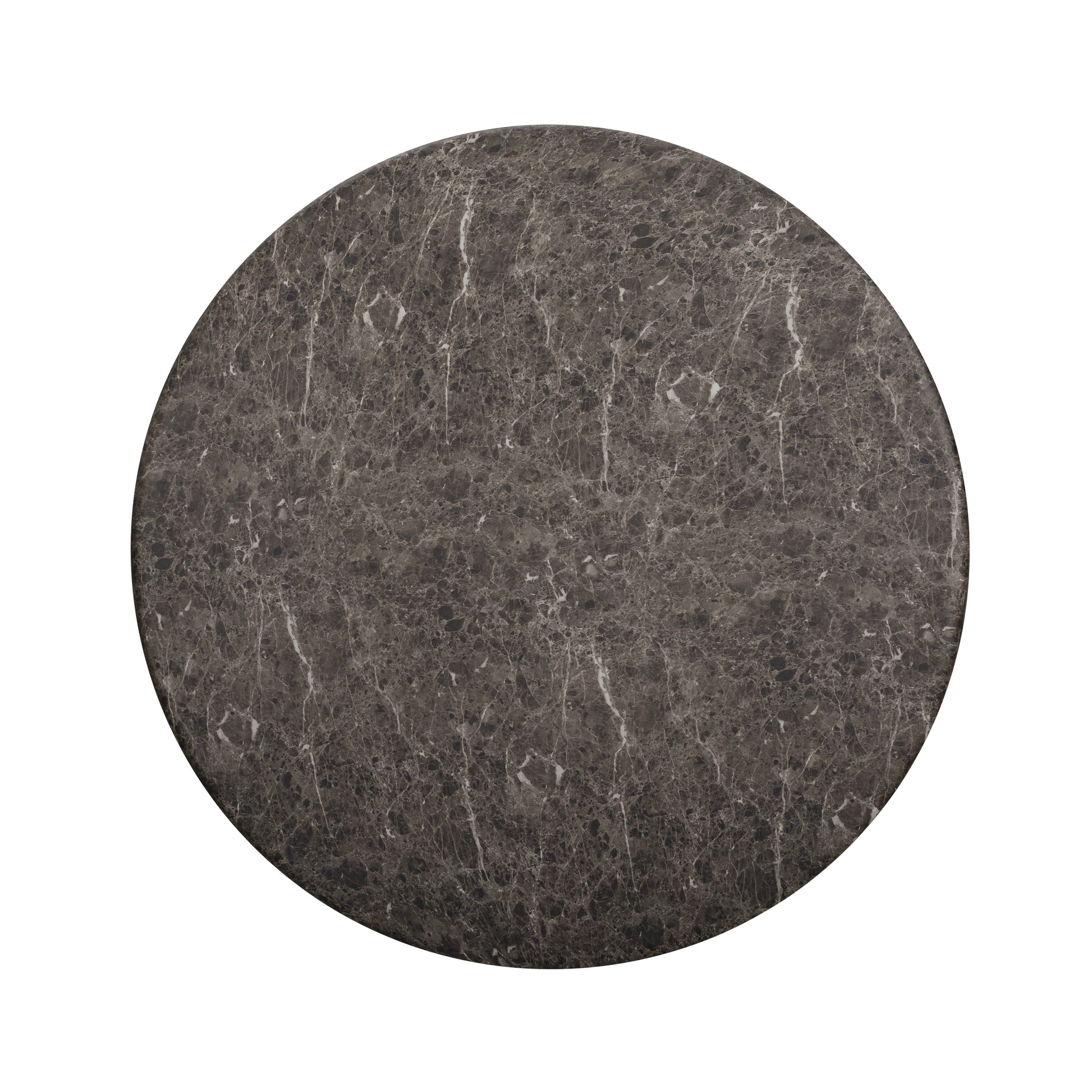 Cynthia 54" Dark Emperador Faux Marble Indoor/Outdoor Dining Table - Image 4