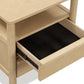 Tyra 22" Ash 2-Drawer Nightstand - Natural - Image 4