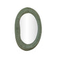 Orpheus 22"X28" Ribbed Forest Green Fiberglass Thick Wall Mirror - Image 3