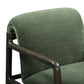 Vivienne Upcycled Performance Velvet Accent Chair - Forest Green - Image 3