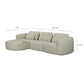 Noor 3-Piece XL 128" Modular Sectional - Wheat / LAF - Image 6
