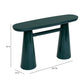 Baila 50" Glossy Lacquer Console Table - Forest Green - Image 9