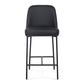 Sydney Performance Vegan Leather Counter Stool - Set of 2 - Black - Image 3