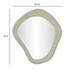 Orpheus 35"X31" Ribbed Faux Stone Wall Mirror - Image 6