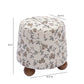Jaine Ottoman - Beige Floral - Image 6