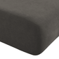Zenith Contract-Grade Upcycled Fabric Ottoman - Grey - Image 6