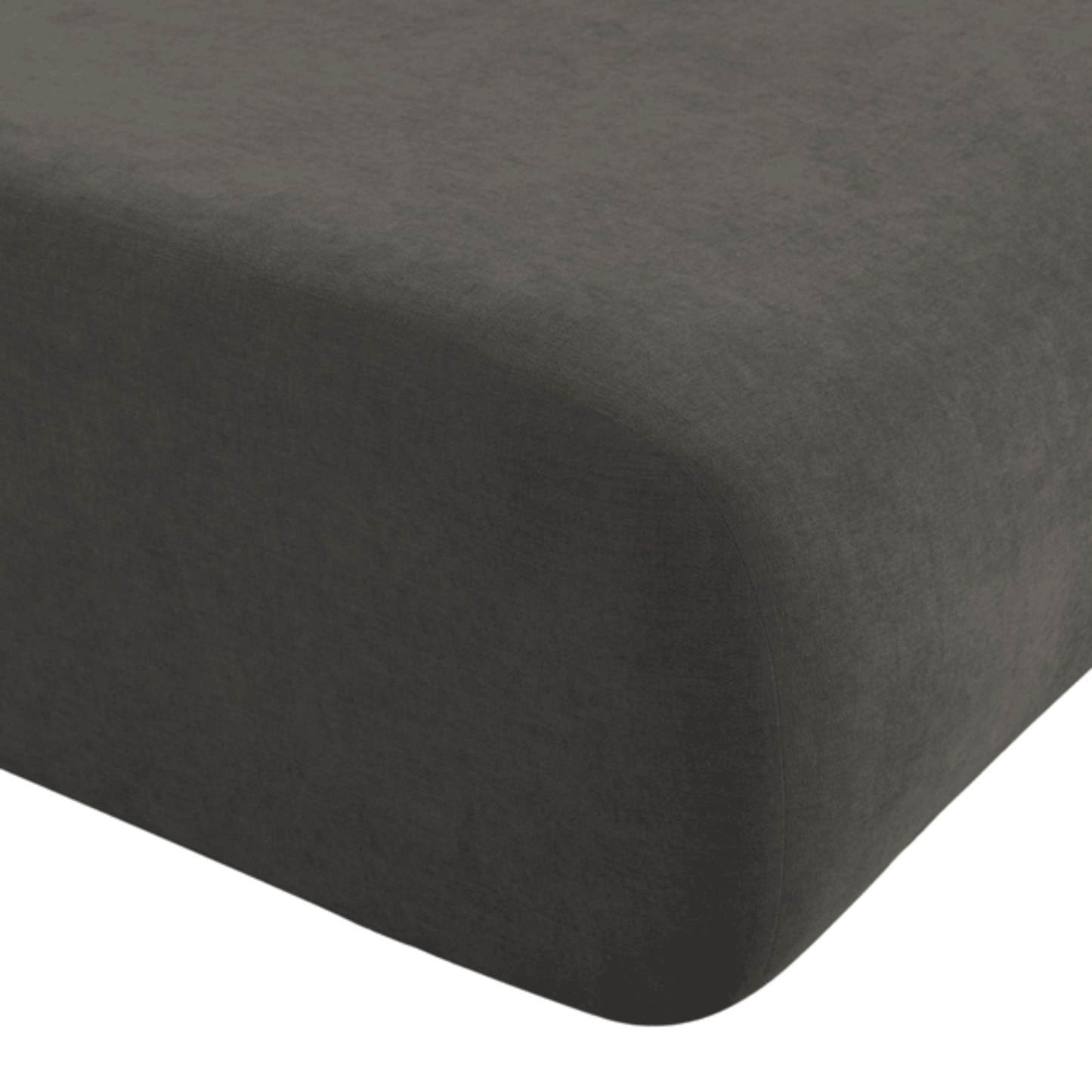 Zenith Contract-Grade Upcycled Fabric Ottoman - Grey - Image 6
