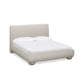 Rayne Textured Fabric Bed - Cream / Queen - Image 2