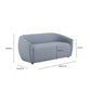 Jordan 70" Textured Performance Velvet Loveseat - Baby Blue - Image 6